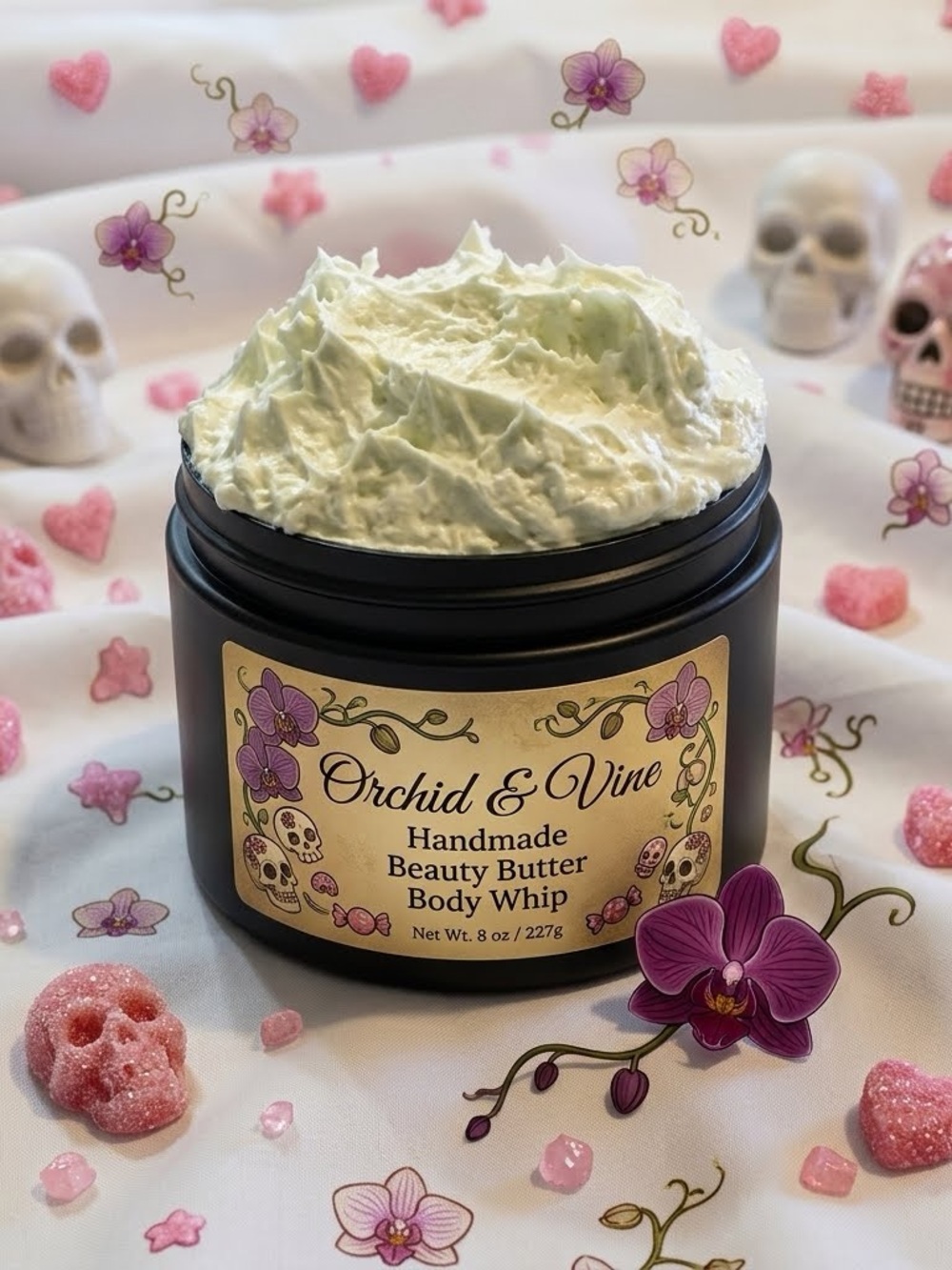Orchid & Vine Handmade Beauty Butter Body Whip Tallow Skin Nutrition